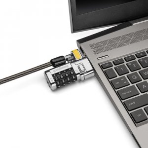 Linka zabezpieczająca Kensington Blokada do laptopa ClickSafe 3-in-1 Combin T-Bar, Nano, Wedge 5