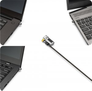 Linka zabezpieczająca Kensington Blokada do laptopa ClickSafe 3-in-1 Combin T-Bar, Nano, Wedge 6