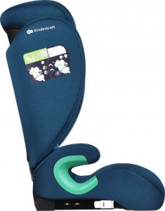 Fotelik samochodowy KinderKraft Kinderkraft Fotel Junior Fix 2 i-Size 100-150cm Harbor Blue 2