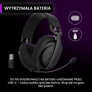 Słuchawki PREYON Tornado Fly Czarne (PTF40B) 6