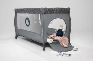 Lionelo LIONELO STEFI PLUS GREY WHITE ŁÓŻECZKO TURYSTYCZNE DWUPOZIOMOWE 16