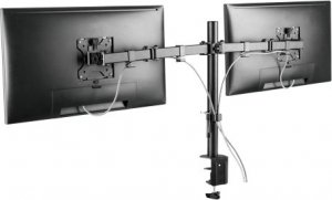 Deltaco Uchwyt biurkowy na 2 monitory 13" - 32" (GAM-040) 2