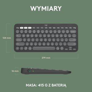 Klawiatura Logitech Pebble Keys 2 K380s (920-011851) 9