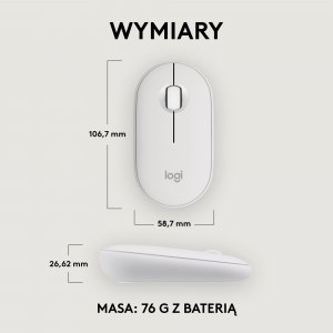 Mysz Logitech Pebble Mouse 2 M350s (910-007013) 7