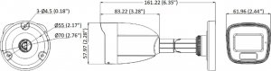 HiLook Kamera TVI Hilook by Hikvision tuba 5MP TVICAM-B5M-20DL 2.8mm 3