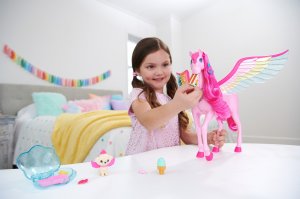 Mattel Barbie Szczypta Magii Pegaz Światła i dźwięki (HLC40) 6