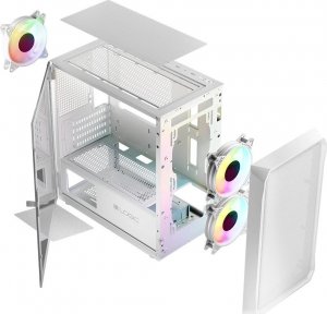 Obudowa Logic Concept Portos Mini ARGB biała (AM-PORTOS-20-0000000-0002) 7