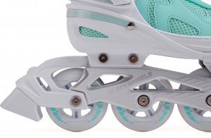 Rolki Blackwheels Flex Pro rekreacyjne regulowane miętowe r. M 34-37 7