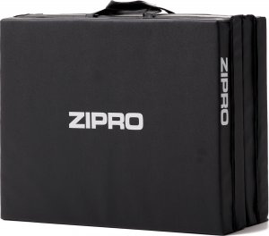 Zipro Materac gimnastyczny 4-częściowy 180 cm x 60 cm x 4 cm czarny 2