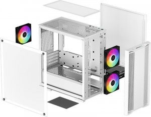 Obudowa Deepcool CC360 ARGB (R-CC360-WHAPM3-G-1) 12