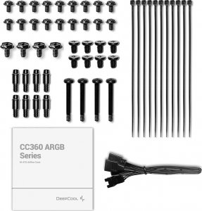 Obudowa Deepcool CC360 ARGB (R-CC360-WHAPM3-G-1) 14