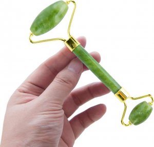 MASAŻER DO TWARZY JADEITOWY ROLLER WAŁEK GUA SHA 3