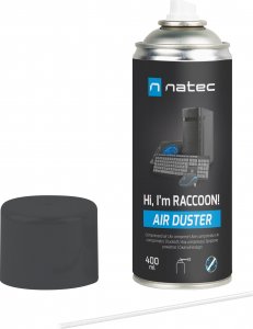 Natec Sprężone powietrze RACCOON AIR 400 ml 2