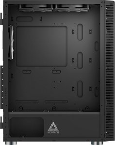 Obudowa Montech X3 TG RGB czarna 2