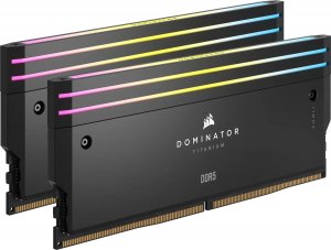 Pamięć Corsair Dominator Titanium RGB, DDR5, 64 GB, 6400MHz, CL32 (CMP64GX5M2B6400C32) 2