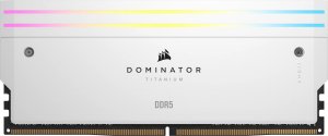 Pamięć Corsair Dominator Titanium RGB, DDR5, 64 GB, 6400MHz, CL32 (CMP64GX5M2B6400C32W) 3