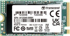 Dysk SSD Transcend MTE400S 256GB M.2 2242 PCI-E x4 Gen3 NVMe (TS256GMTE400S) 2