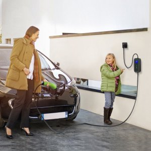 Ładowarka Qoltec Mobilna do samochodów EV 2w1 Typ 2, 3,5kW, 230V 12