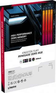 Pamięć Kingston Fury Renegade RGB, DDR5, 64 GB, 6400MHz, CL32 (KF564C32RSAK264) 5