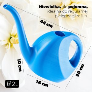 Kadax Konewka Ogrodowa Do Podlewania Plastikowa 2 L 2