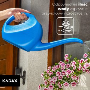 Kadax Konewka Ogrodowa Do Podlewania Plastikowa 2 L 3