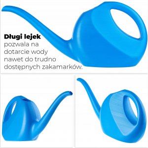Kadax Konewka Ogrodowa Do Podlewania Plastikowa 2 L 4