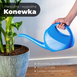 Kadax Konewka Ogrodowa Do Podlewania Plastikowa 2 L 7