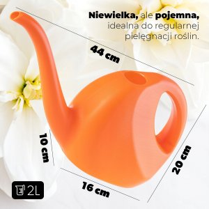 Kadax Konewka Ogrodowa Do Podlewania Plastikowa 2 L 2