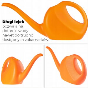 Kadax Konewka Ogrodowa Do Podlewania Plastikowa 2 L 4