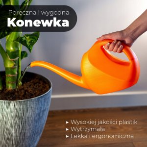 Kadax Konewka Ogrodowa Do Podlewania Plastikowa 2 L 6