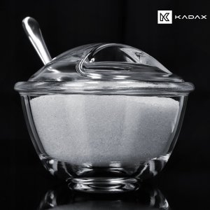 Kadax Szklana Cukiernica Z Pokrywką Pojemnik Na Cukier 2