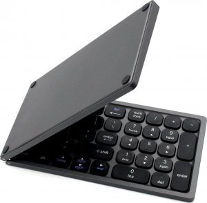 Klawiatura HDWR Elegancka składana klawiatura bezprzewodowa z Bluetooth, ciemnoszara typerCLAW BS110 4