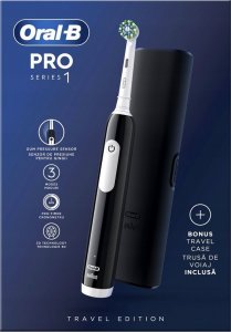 Szczoteczka Oral-B Pro Series 1 Cross Action + Etui Black 9