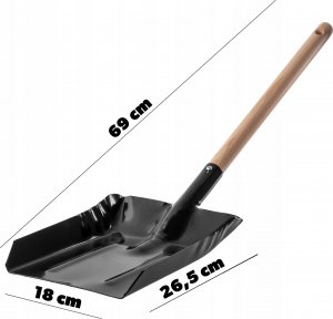 Kadax Łopatka Szufelka Do Popiołu Do Pieca Węgla Metal 5