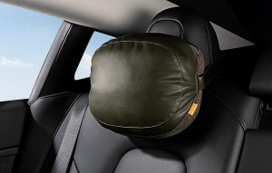 Baseus Poduszka na zagłówek samochodowy Baseus Comfort Ride obustronna (zielony) 10