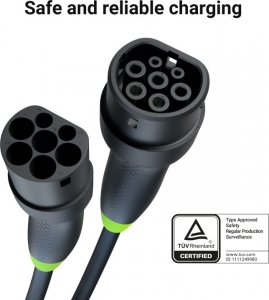 Kabel do ładowania samochodów Green Cell EVKABGC04 Snap Type 2 11kW 7m 3
