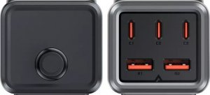 Ładowarka Acefast Ładowarka sieciowa / listwa zasilająca Z2, GaN, 3xUSB-C, 2xUSB-A, 75W (black) 6