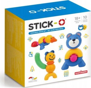 Magformers STICK-O ZESTAW Z NIEDŹWIEDZIEM 10 EL. 4