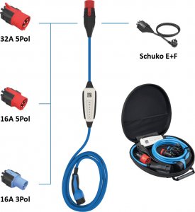 Ładowarka NRGkick 32A Set Optimal Bluetooth + WiFi 22kW 10m (12101061) 2