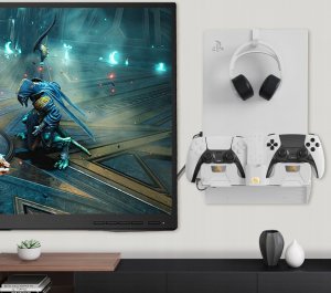 JYS Uchwyt Ścienny + Ładowarka do Padów 2w1 do Sony PlayStation PS 5 / PS5 (PS5181) 9