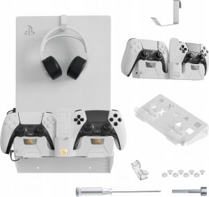 JYS Uchwyt Ścienny + Ładowarka do Padów 2w1 do Sony PlayStation PS 5 / PS5 (PS5181) 10