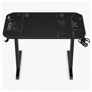 Biurko SENSE7 Nomad Cybernetic Czarne 100 cmx50 cm 100x50 cm 4