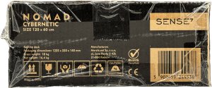 Biurko SENSE7 gamingowe Nomad Cybernetic Czarne 120x60 cm 13