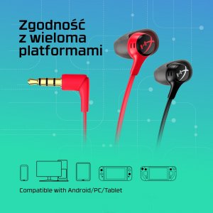 Słuchawki HyperX Cloud Earbuds II Czerwone (705L8AA) 7