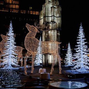 Lampki choinkowe Sternhoff 500 LED białe zimne 2