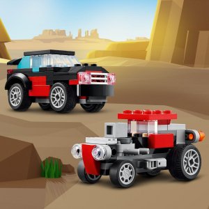 LEGO Creator Ciężarówka z platformą i helikopterem  (31146) 5
