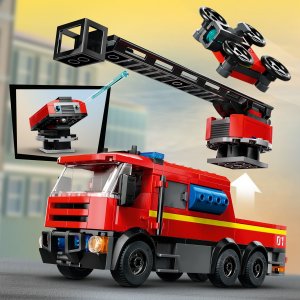 LEGO City Remiza strażacka z wozem strażackim (60414) 2
