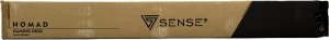 Biurko SENSE7 Nomad Basic Czarne 120 cmx60 cm 120x60 cm 13