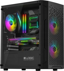 Komputer Netcom gamingowy do gier Ryzen 5 3600, 16 GB, RTX 3060 12GB 1 TB M.2 PCIe Windows 11 ARGB 2