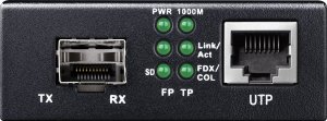Konwerter światłowodowy Cudy Konwerter wiatłowodowy MC220 Gigabit Media Converter SFP to RJ45 2